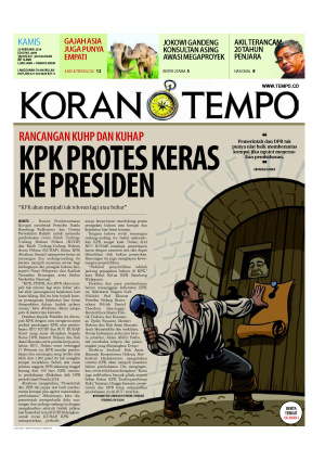 Rancangan KUHP dan KUHAP: KPK Protes Keras Ke Presiden