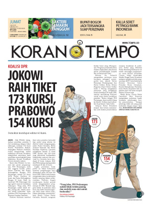 Koalisi DPR: Jokowi Raih Tiket 173 Kursi, Prabowo 154 Kursi