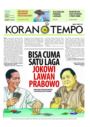 Bisa Cuma Satu Laga Jokowi Lawan Prabowo