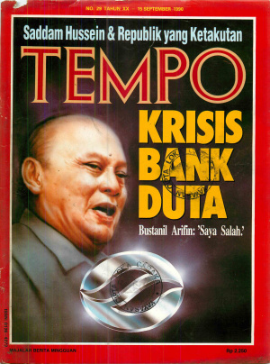 Krisis Bank Duta Bustanil Arifin: 'Saya Salah.'