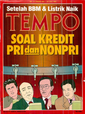 Soal Kredit Pri dan Nonpri