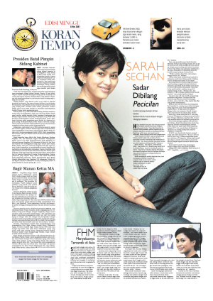 SARAH SECHAN Sadar Dibilang Pecicilan