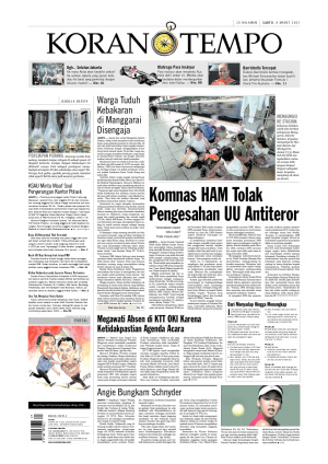 Komnas HAM Tolak Pengesahan UU Antiteror