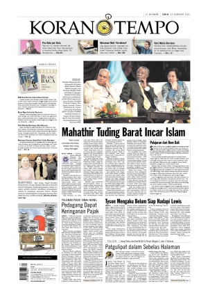 Mahathir Tuding Barat Incar Islam