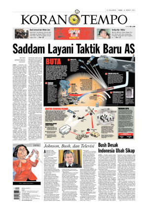 Saddam Layani Taktik Baru AS