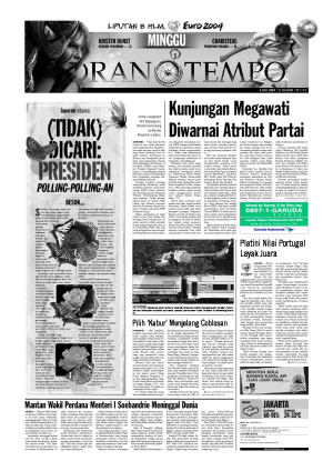 Kunjungan Megawati Diwarnai Atribut Partai
