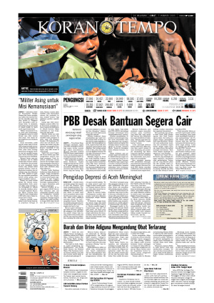 PBB Desak Bantuan Segera Cair