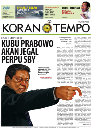 Kisruh UU PILKADA : Kubu Prabowo Akan Jegal Perpu SBY