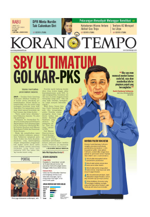 SBY Ultimatum Golkar-PKS