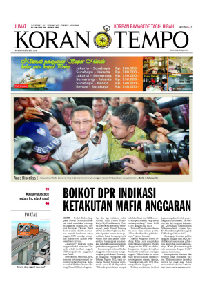 Boikot DPR Indikasi Ketakutan Mafia Anggaran
