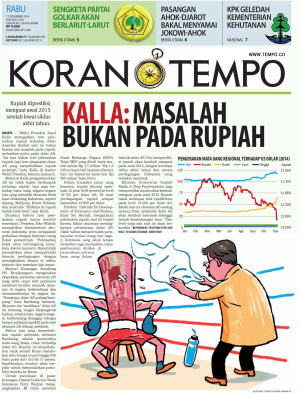 Kalla: Masalah Bukan Pada Rupiah