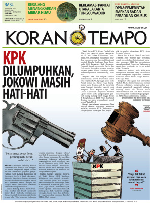 KPK Dilumpuhkan, Jokowi  Masih Hati-hati