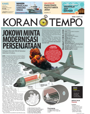 Jokowi Minta Modernisasi Persenjataan