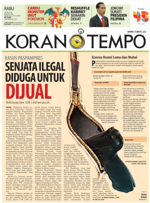 Kasus Paspampres: Senjata Ilegal Diduga Untuk Dijual