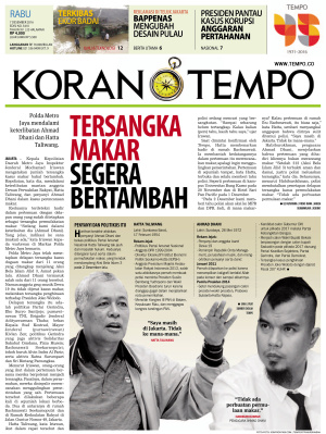 Tersangka Makar Segera Bertambah