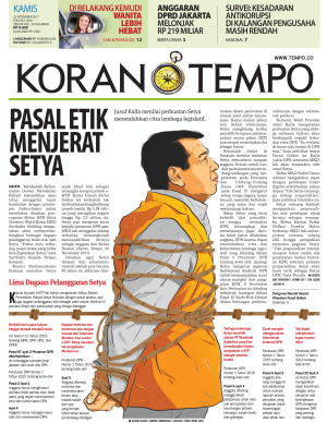 Pasal Etik Menjerat Setya