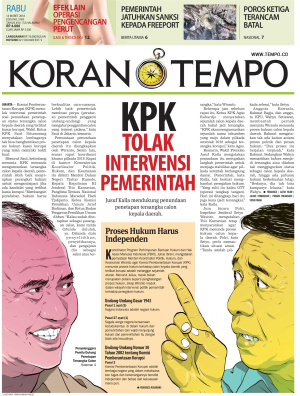 KPK Tolak Intervensi Pemerintah