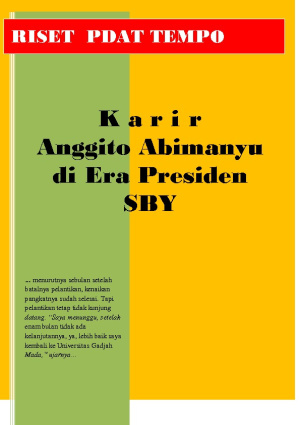 Karir Anggito Abimanyu di Era Presiden SBY