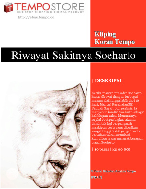 Riwayat Sakitnya Soeharto