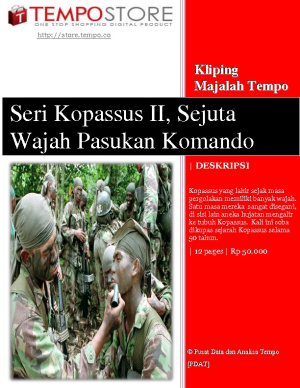 Seri Kopassus II, Sejuta Wajah Pasukan Komando