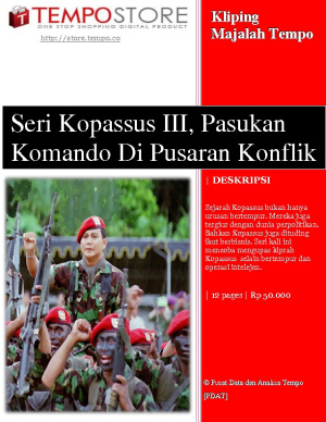 Seri Kopassus III, Pasukan Komando Di Pusaran Konflik