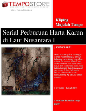 Serial Perburuan Harta Karun  di Laut Nusantara I