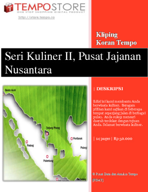 Seri Kuliner II, Pusat Jajanan Nusantara