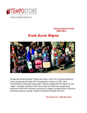 Kisah Buruh Migran