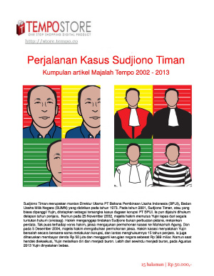 Perjalanan Kasus Hukum Sudjiono Timan