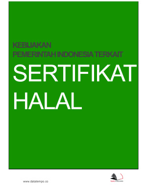 Kebijakan Pemerintah Indonesia Terkait Sertifikasi Halal