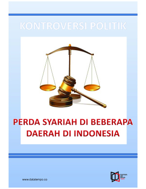Kontroversi Politik Perda Syariah Di Beberapa Daerah Indonesia