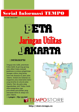 Peta Jaringan Utilitas Jakarta