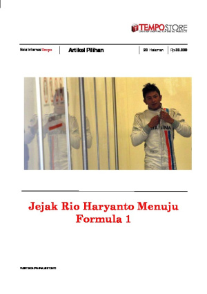 Jejak Rio Haryanto Menuju Formula 1