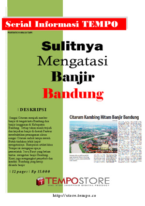 Sulitnya Mengatasi Banjir Bandung