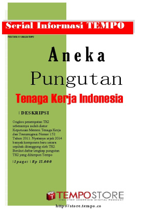 Aneka Pungutan Tenaga Kerja Indonesia (TKI)