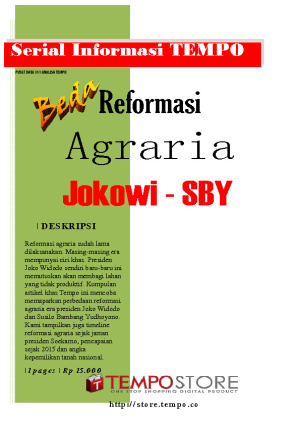 Beda Reformasi Agraria Jokowi SBY