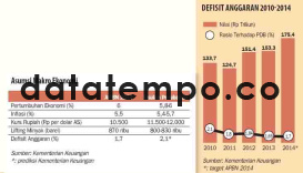 Defisit Anggaran 2010-2014.