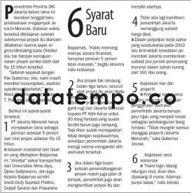 6 Syarat Baru.