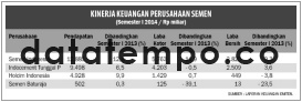 Kinerja Keuangan Perusahaan Semen.