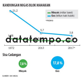 kandungan Migas Blok Mahakam.