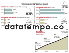 Pertumbuhan Jumlah Penumpang Pesawat.