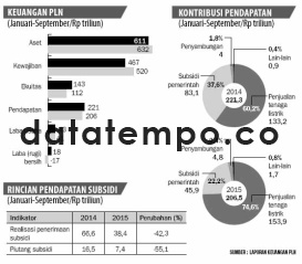 Keuangan PLN dan Kontribusi Pendapatan