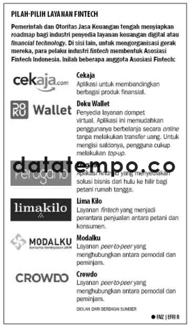 Pilah-Pilih Layanan Fintech.